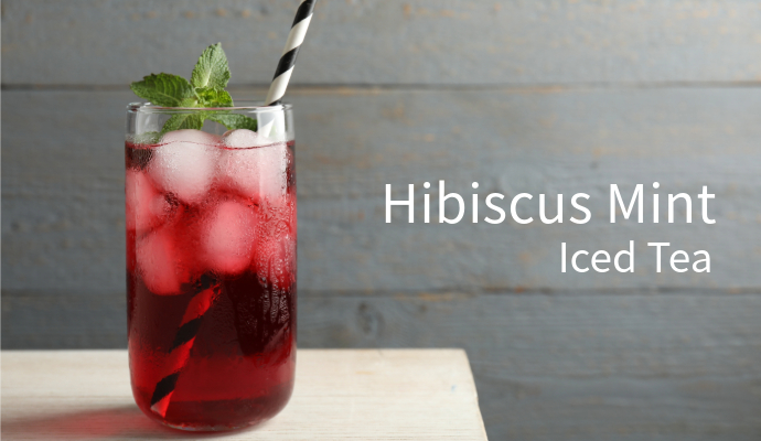 HibiscusMint Iced Tea